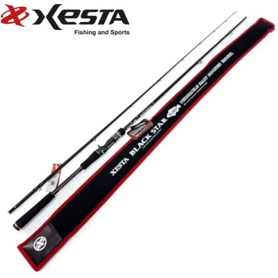 Удилище кастинговое Xesta Black Star Hard B85MHX Versatile Bait Rocker длина 2,59м тест 10-42гр