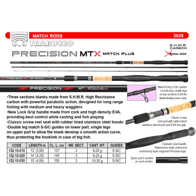 Удилище матчевое Trabucco Precision MTX Match Plus