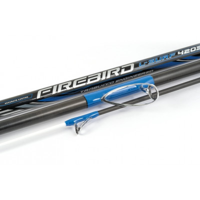 Удилище сюрфовое трёхчастное Trabucco Firebird Surf-L LC 4203/250 длина 4,2м тест 250гр