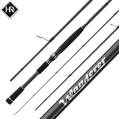 Спиннинг четырёхчастный Hearty Rise Wanderer WD-764ML длина 2,3м тест 5-21гр