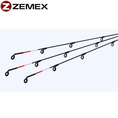Квивертип Zemex Fiberglass тест 21гр бело-красный